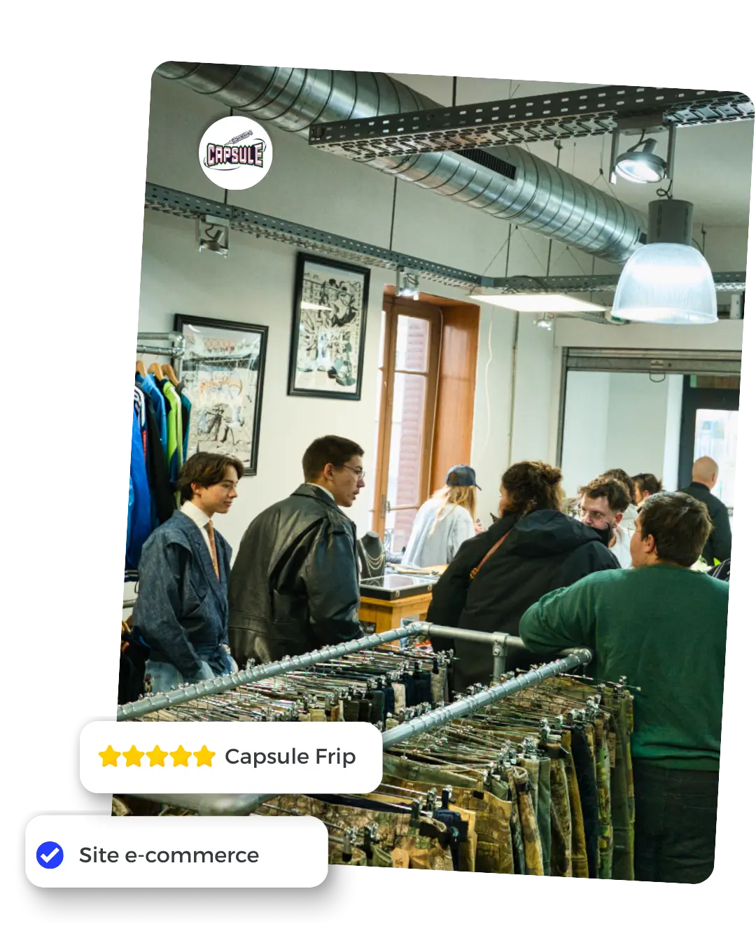 creation site internet capsule frip