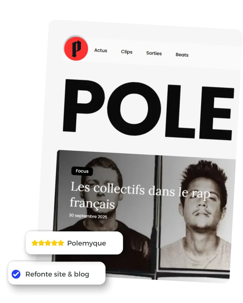 creation site internet media