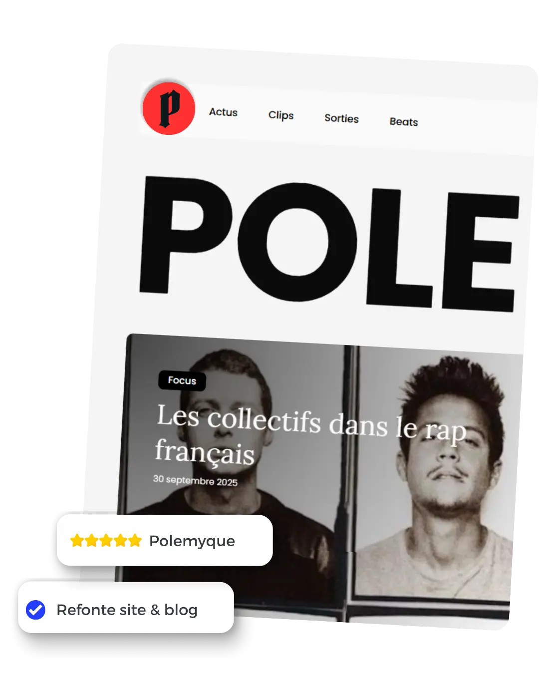 creation site internet media