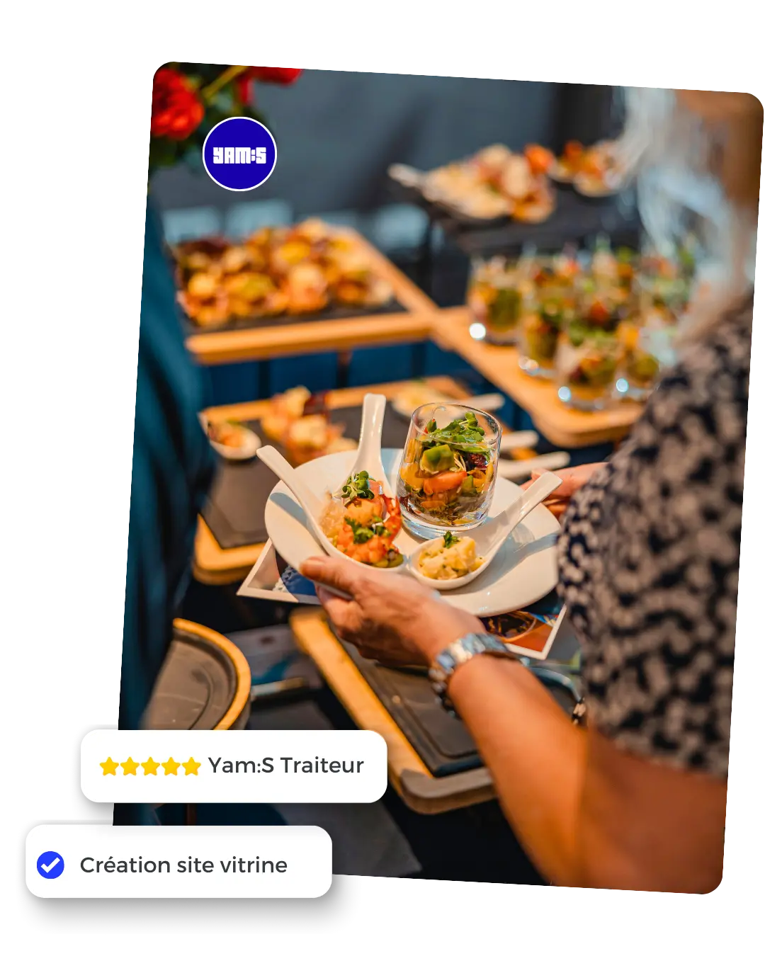 creation site internet yams traiteur