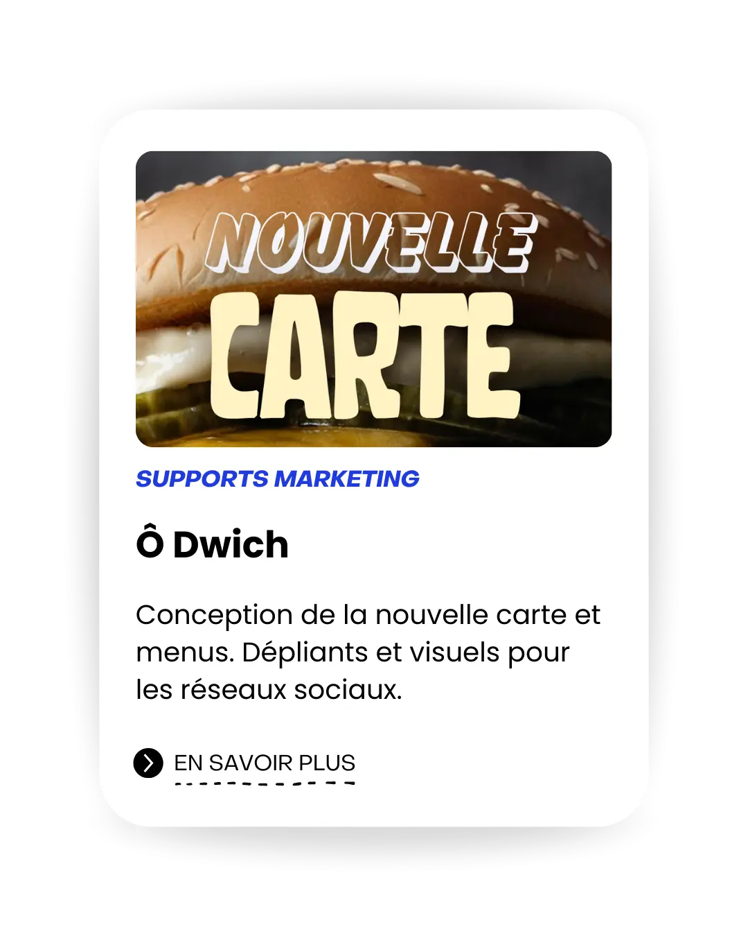 o dwich carte restaurant