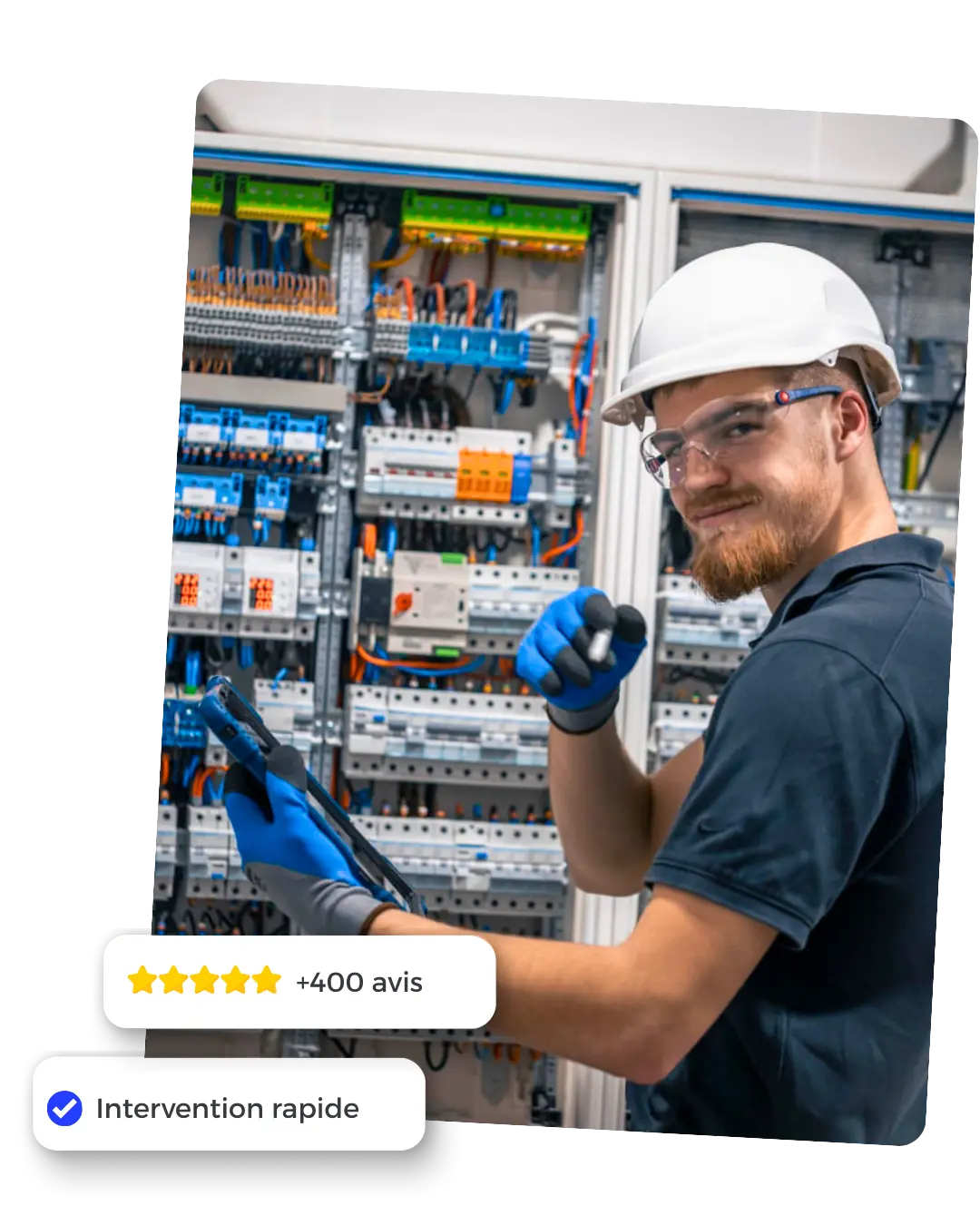 site électricien vitrine