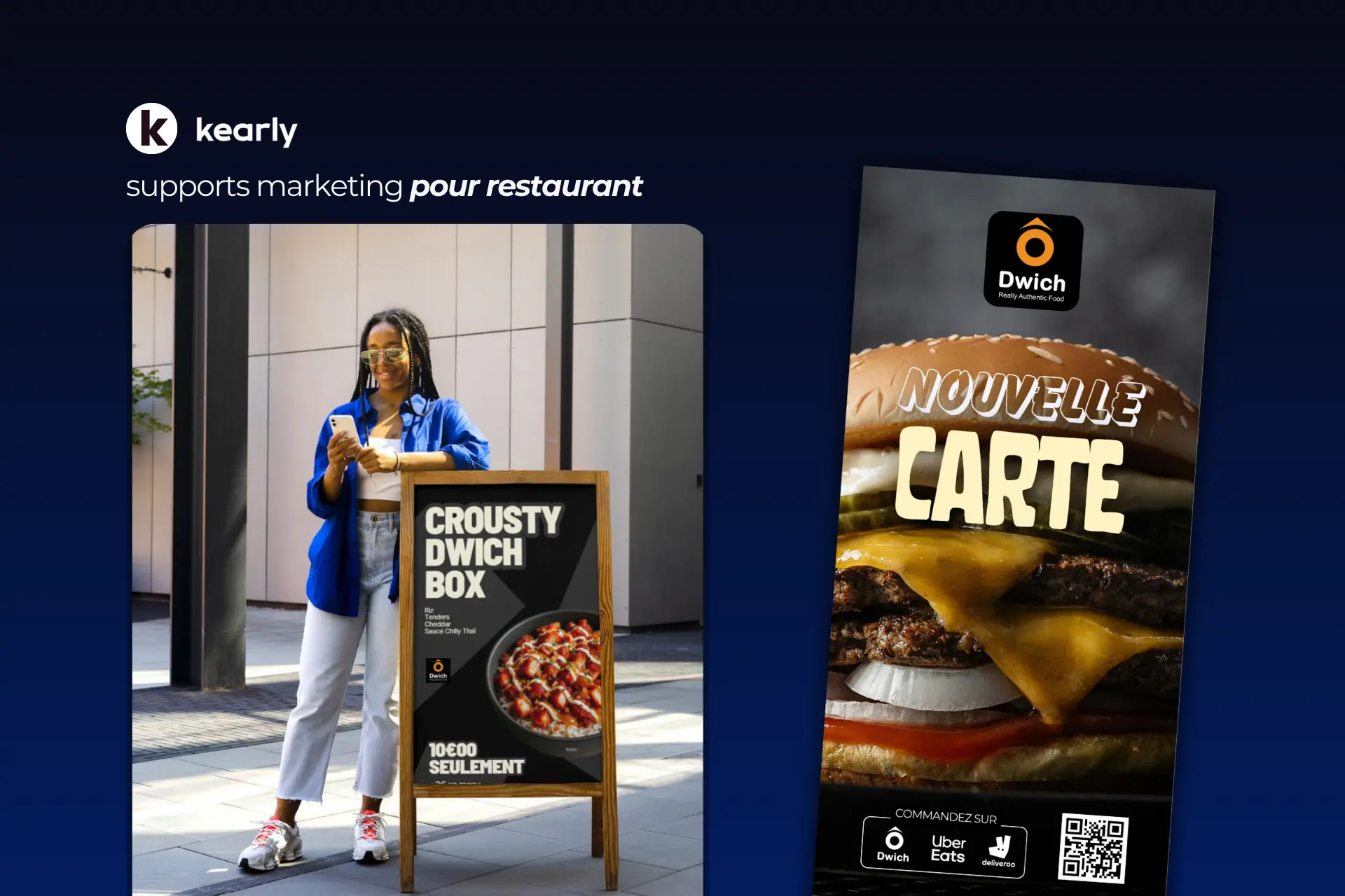 supports marketing restaurants